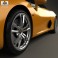 Lamborghini 5-95 Zagato 2014 3d model