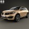 Lincoln MKX 2014 3d model