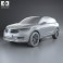Lincoln MKX 2014 3d model