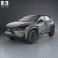 Lexus NX Hybrid 2014 3d model