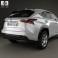 Lexus NX Hybrid 2014 3d model