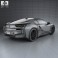BMW i8 2014 3d model