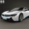 BMW i8 2014 3d model