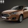 Ford Escort 2014 3d model