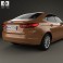 Ford Escort 2014 3d model