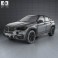 BMW X6 (F16) M sport package 2014 3d model