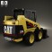Caterpillar 226B Skid Steer Loader 2014 3d model