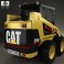 Caterpillar 226B Skid Steer Loader 2014 3d model