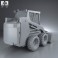 Caterpillar 226B Skid Steer Loader 2014 3d model