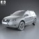 Emgrand X7 2014 3d model