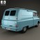 Bedford CA Panel Van 1965 3d model