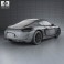 Porsche Cayman GTS 2014 3d model