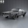 AMC Javelin 1968 3d model