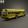 GMC B-Series School Bus 2000 3d model