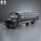 GMC B-Series School Bus 2000 3d model