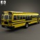 GMC B-Series School Bus 2000 3d model