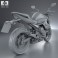 Yamaha XJ6 2009 3d model