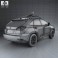 Lexus RX Google Self-driving 2013 3d model