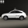 Lexus RX Google Self-driving 2013 3d model