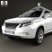 Lexus RX Google Self-driving 2013 3d model