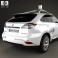 Lexus RX Google Self-driving 2013 3d model