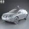 Lexus RX Google Self-driving 2013 3d model