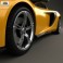 McLaren 650S Spider 2015 3d model