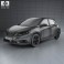 Nissan Pulsar hatchback 2014 3d model