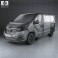 Renault Trafic Passenger Van 2014 3d model