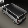 Renault Trafic Passenger Van 2014 3d model