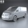 Renault Trafic Passenger Van 2014 3d model
