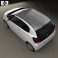 Citroen C1 3-door 2014 3d model