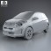 Citroen C1 3-door 2014 3d model