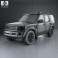 Land Rover Discovery 2014 3d model