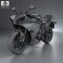 Yamaha R1 2014 3d model