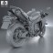 Yamaha R1 2014 3d model