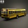 Blue Bird Vision School Bus 2014 3d model