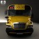 Blue Bird Vision School Bus 2014 3d model