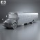 Blue Bird Vision School Bus 2014 3d model