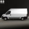 Peugeot Boxer L2H2 2014 3d model