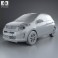 Citroen C1 5-door 2014 3d model