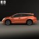 Honda Civic tourer 2014 3d model