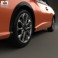 Honda Civic tourer 2014 3d model