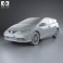 Honda Civic tourer 2014 3d model
