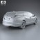 Honda Civic tourer 2014 3d model