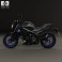 Yamaha XJ6 2014 3d model