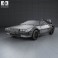 DeLorean DMC-12 (BTTF) 1981 3d model