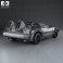 DeLorean DMC-12 (BTTF) 1981 3d model