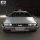 DeLorean DMC-12 (BTTF) 1981 3d model