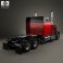 International 9900i Tractor Truck 2004 3d model